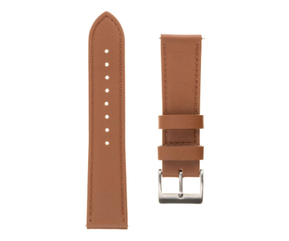 Pasek i akcesoria do zegarków FIXED Leather Strap do Smartwatch (22mm) wide brown FIXLST-22mm-BRW